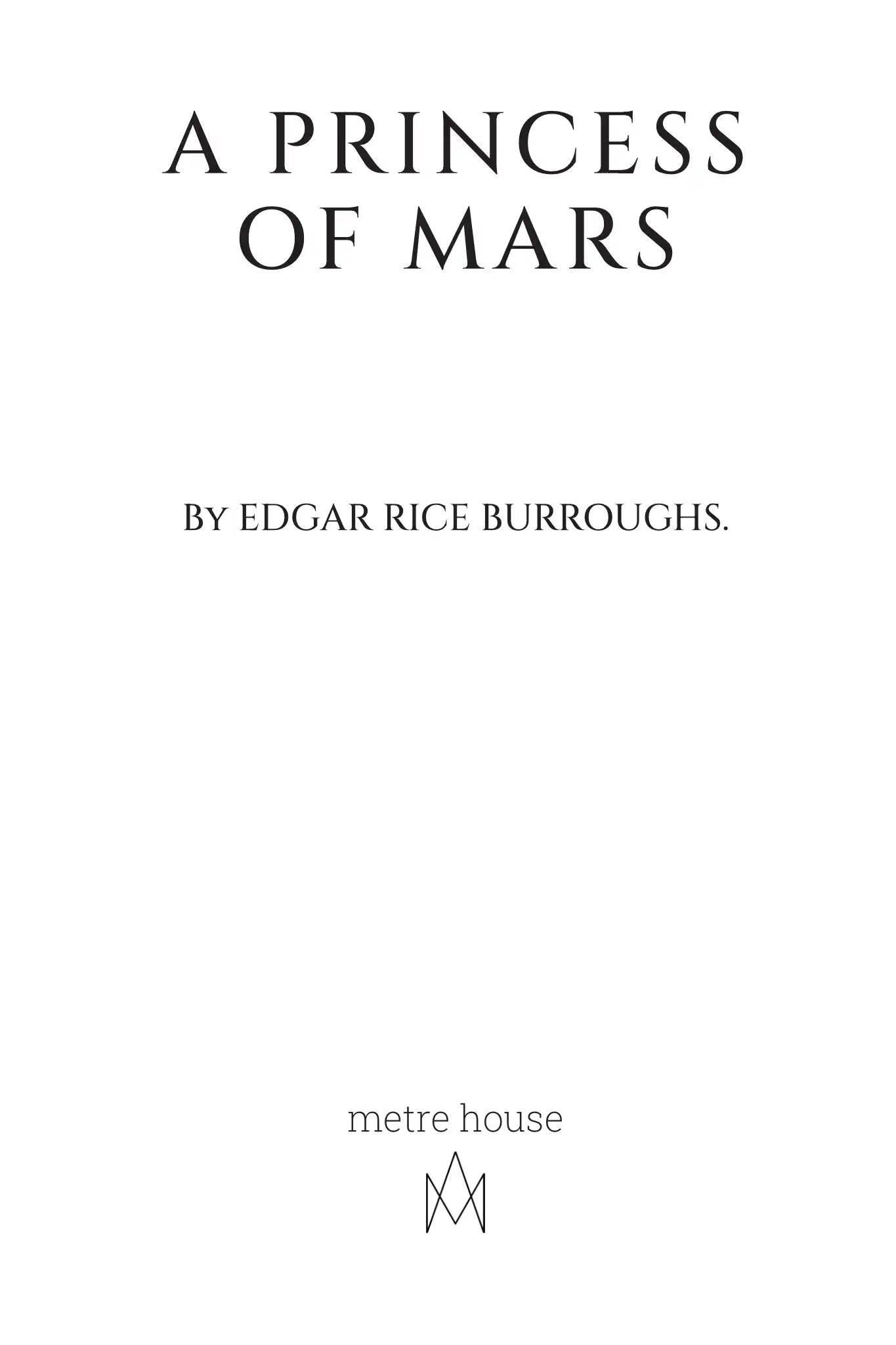 A Princess of Mars