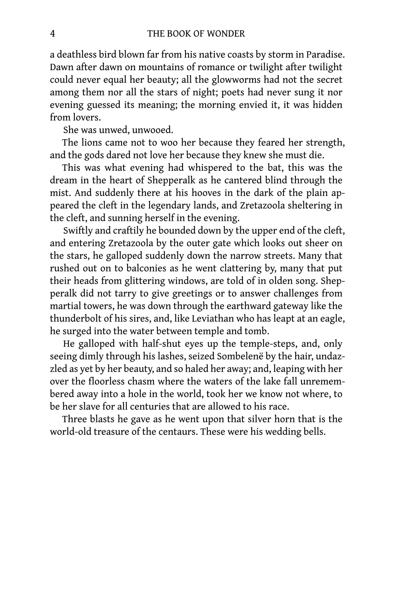 The Book of Wonder