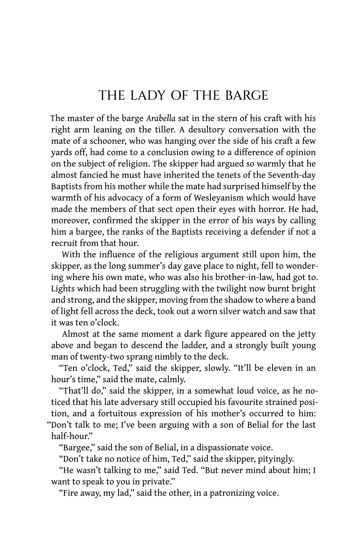 The Lady of the Barge
