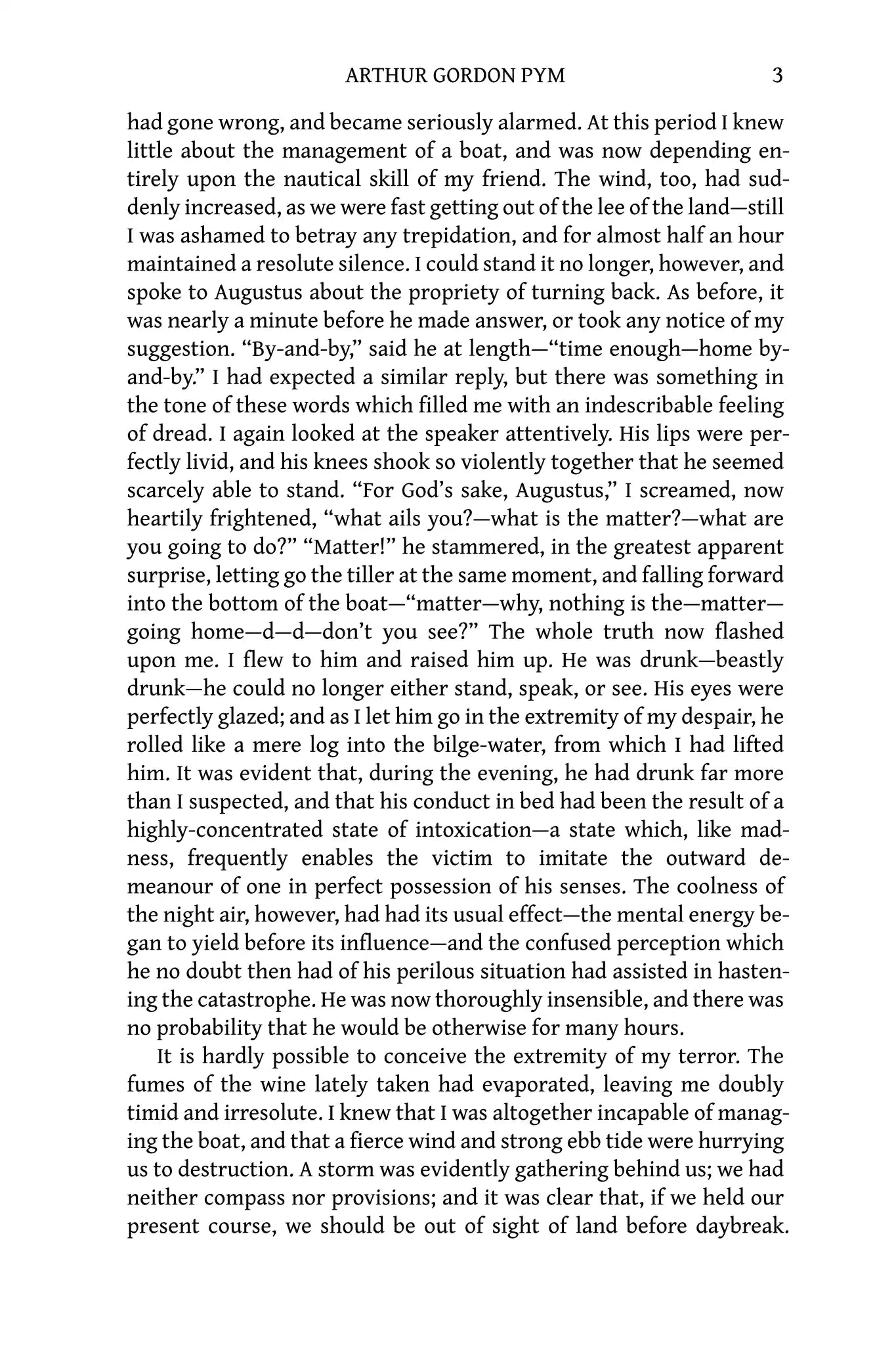 The Narrative of Arthur Gordon Pym of Nantucket